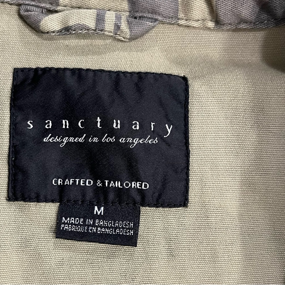 SANCTUARY GREEN CAMO BUTTON JACKET (a406) - Picture 3 of 12